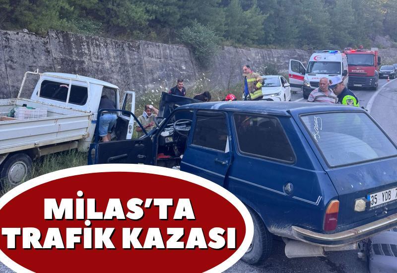 Milas’ta trafik kazası: 2 yaralı