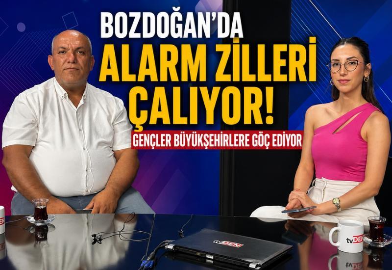 Bozdoğan'da alarm zilleri çalıyor! Gençler büyükşehirlere göç ediyor