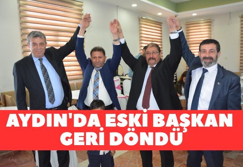 Aydın'da eski başkan geri döndü