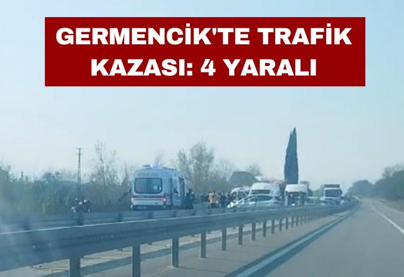 Germencik'te trafik kazası: 4 yaralı