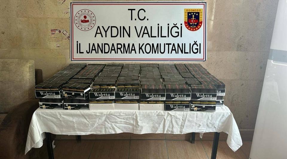 Aydın'da 29 bin bandrolsüz sigara ele geçirildi