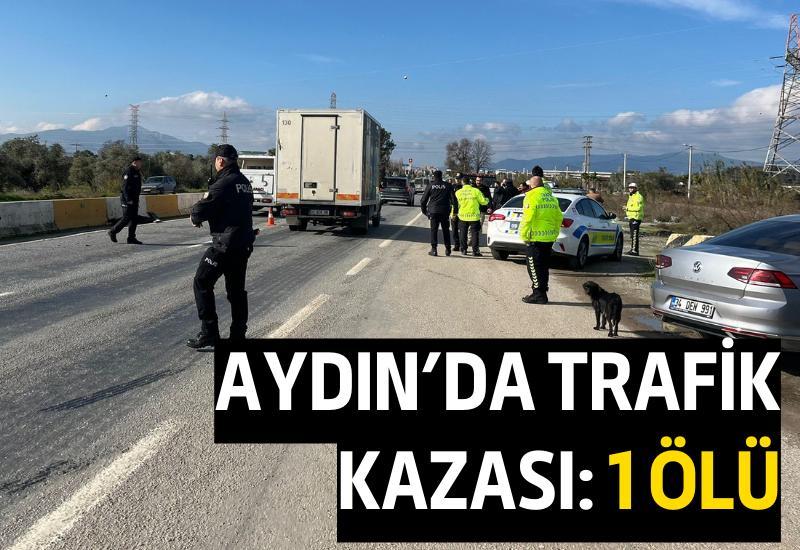 Aydın'da trafik kazası: 1 ölü