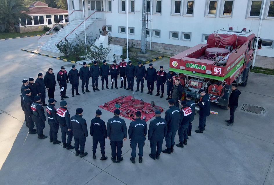 Çine’de jandarmaya yangınlarla mücadele eğitimi