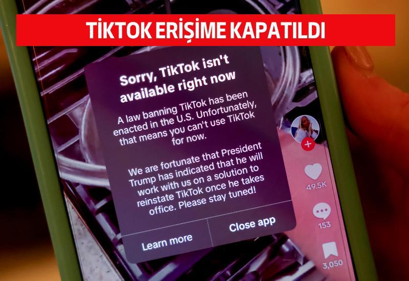 TikTok erişime kapatıldı