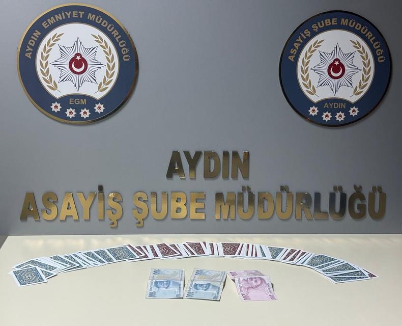 Aydın’da kumar operasyonu: 5 kişiye ceza uygulandı