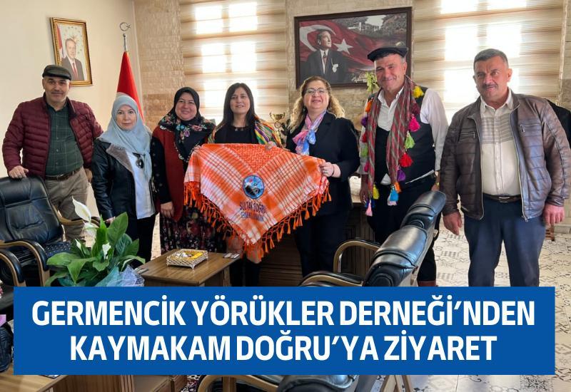 Germencik Yörükler Derneği’nden Kaymakam Doğru’ya ziyaret