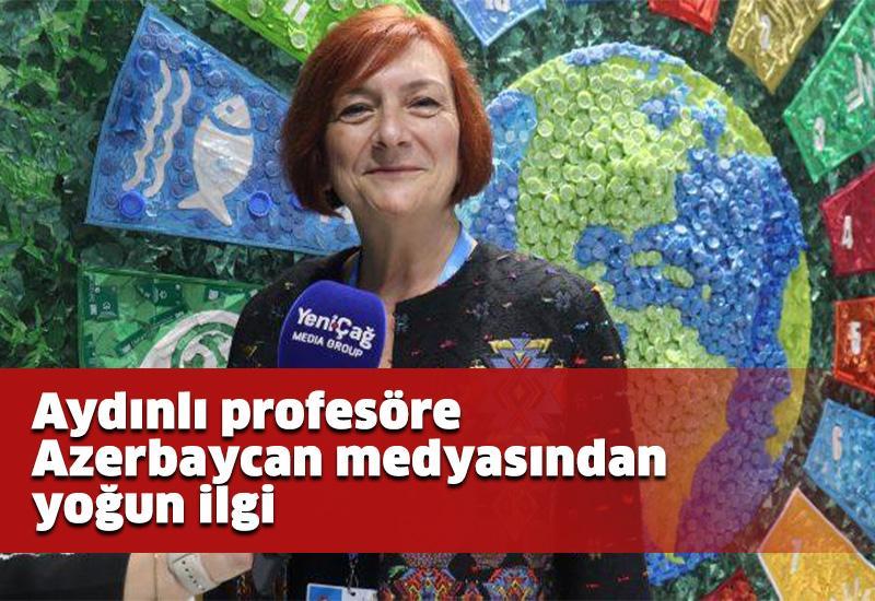 Aydınlı profesöre Azerbaycan medyasından yoğun ilgi