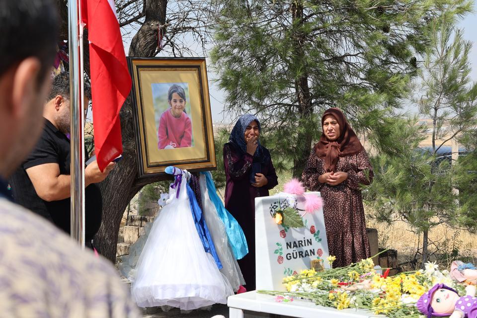 TÜRKİYE'NİN DÖRT BİR YANINDAN GELEN VATANDAŞLAR 10 GÜNDÜR NARİN'İN MEZARINI ZİYARET EDİYOR DİYAR EMER: "NARİN ÖLMEDİ, İNSANLIK ÖLDÜ. BURADAKİ KÜÇÜK BİR BEDEN DEĞİL DE İNSANLIĞI BİZ TOPRAĞA GÖMDÜK"