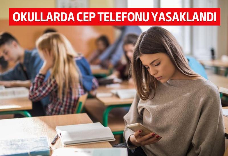 Okullarda cep telefonu kullanımı yasaklandı