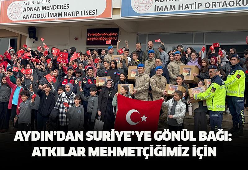 Aydın’dan Suriye’ye gönül bağı: Atkılar Mehmetçiğimiz için