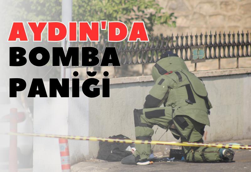 SON DAKİKA Aydın'da bomba paniği