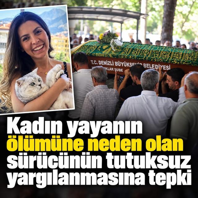 Kadın yayanın ölümüne neden olan sürücünün tutuksuz yargılanmasına tepki
