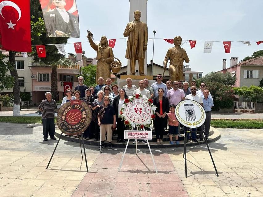 GERMENCİK'TE 19 MAYIS TÖRENLE KUTLANDI