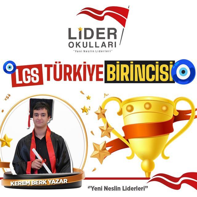 LGS’nin şampiyonu Aydın Lider Okulları