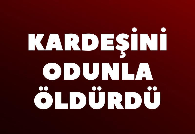 Kardeşini odunla öldürdü