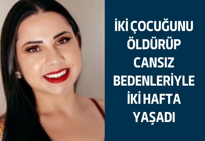 İki çocuğunu öldürüp cansız bedenleriyle iki hafta yaşadı