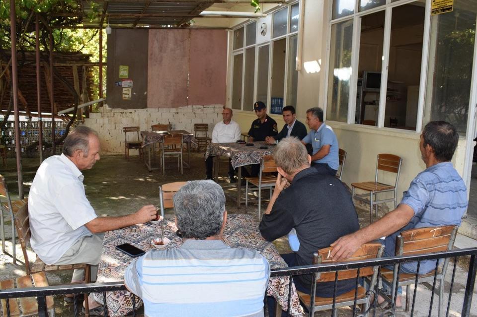 BOZDOĞAN KAYMAKAMI ATA, KÖRTEKE VE ÖRENCİK MAHALLERİNDE VATANDAŞLARLA BULUŞTU