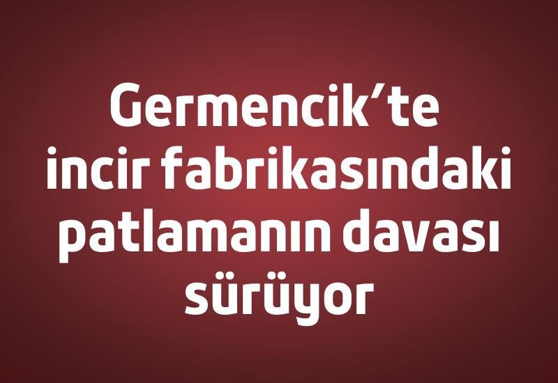 Germencik'te incir fabrikasındaki patlamanın davası sürüyor