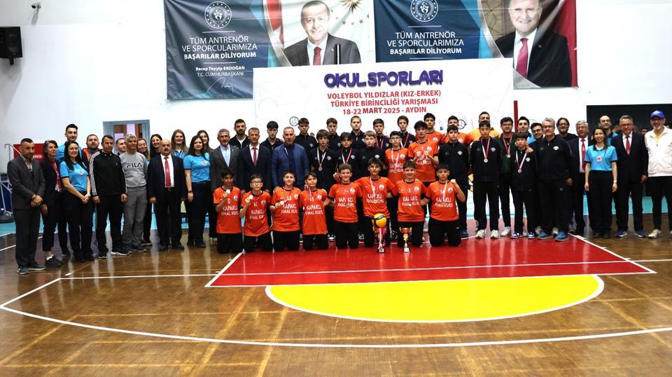 Aydın’da nefes kesen Türkiye Voleybol Şampiyonası tamamlandı