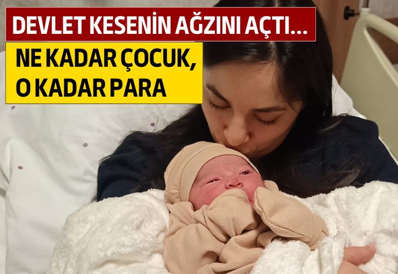 Devlet kesenin ağzını açtı... Ne kadar çocuk, o kadar para