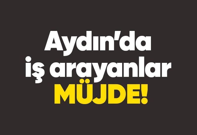 Aydın'da iş arayanlar müjde! Çalışma arkadaşları aranıyor