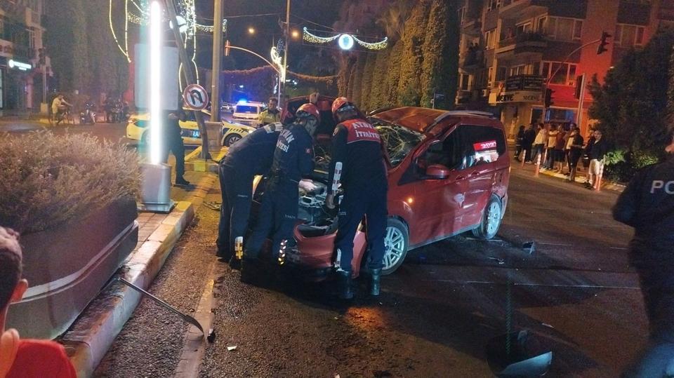 Aydın'da trafik kazası: 2 yaralı