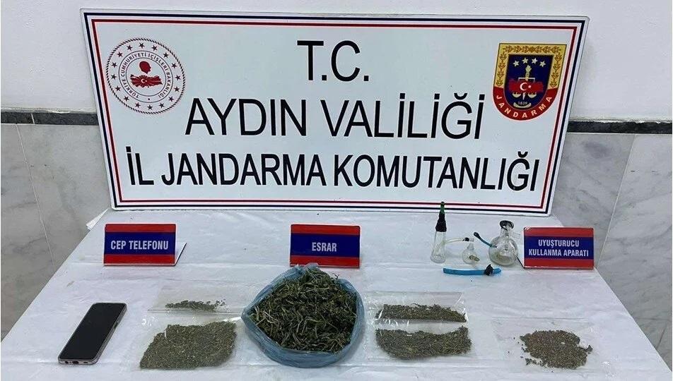 Aydın’da 6 buçuk kilo uyuşturucu ele geçirildi