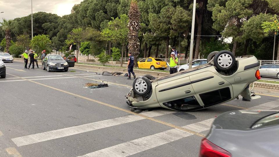 Kazaya karışan diğer otomobil sürücüsü L.A. ise ifadesi alınmak üzere emniyete götürüldü.