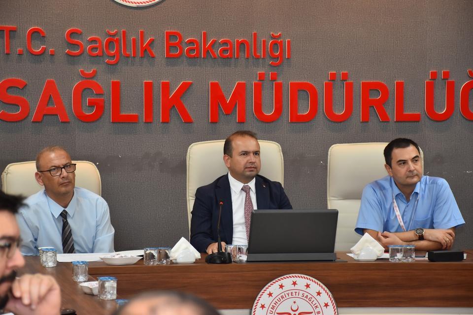 AYDIN'DA ACİL SAĞLIK HİZMETLERİ KOORDİNASYON KOMİSYONU TOPLANTISI GERÇEKLEŞTİRİLDİ