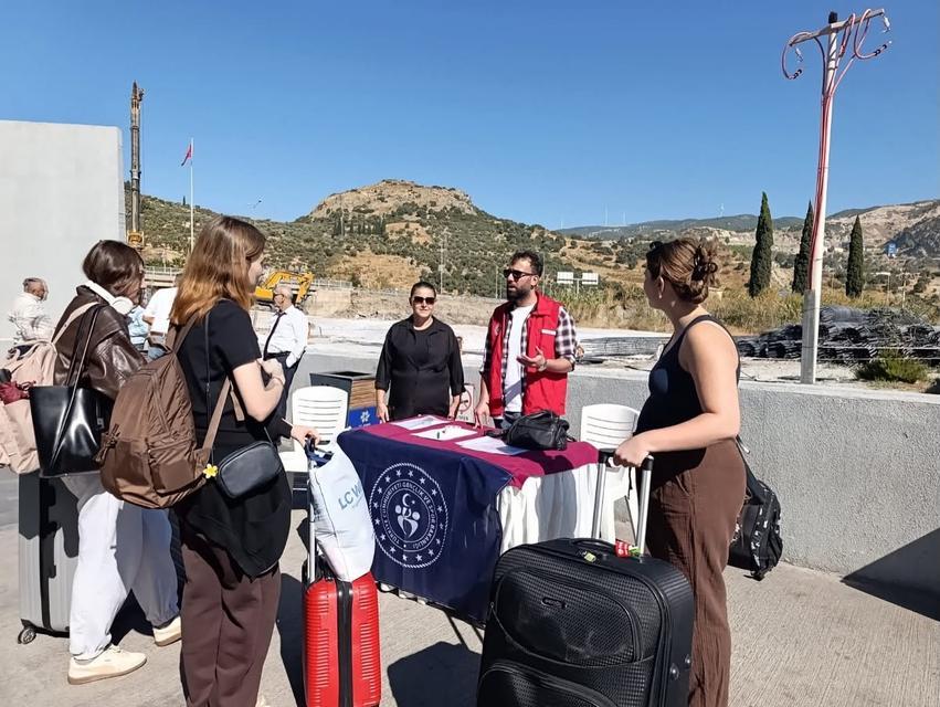 Aydın’da otogar ve yurtlarda sıcak karşılama
