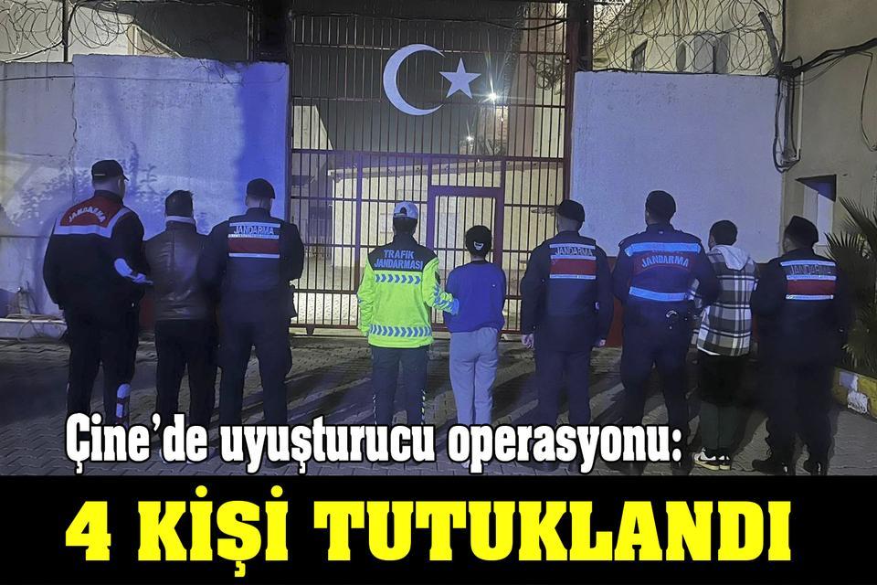 Çine’de uyuşturucu operasyonu: 4 kişi tutuklandı