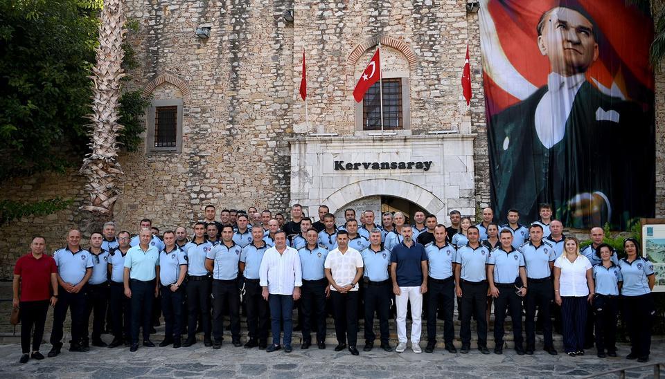 BAŞKAN ÖMER GÜNEL, ZABITA HAFTASI'NI KUTLADI