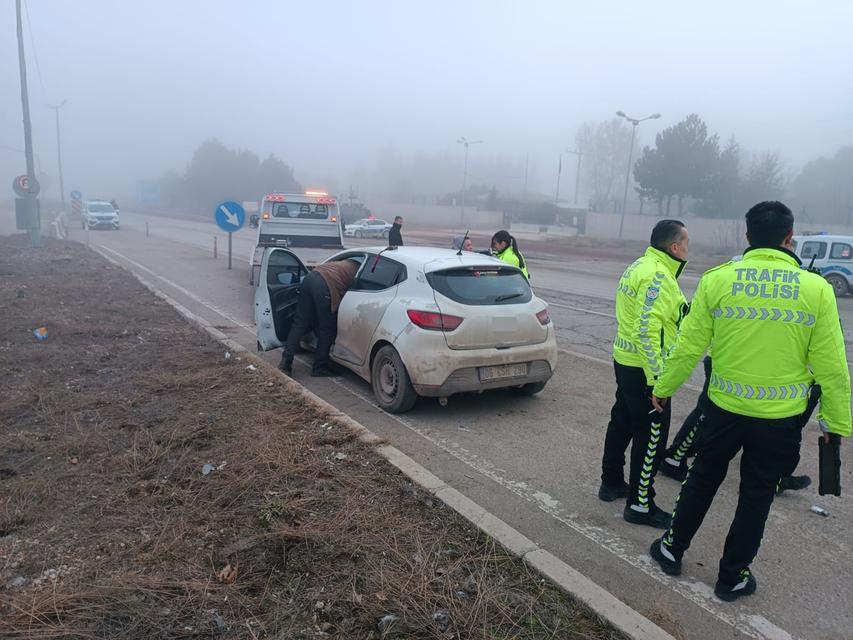 Polisten kaçan sürücü kovalamaca sonucu yakalandı