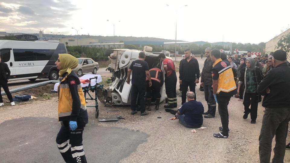 İşçi servisinde can pazarı... Çok sayıda yaralı var