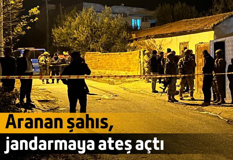 Aranan şahıs, jandarmaya ateş açtı