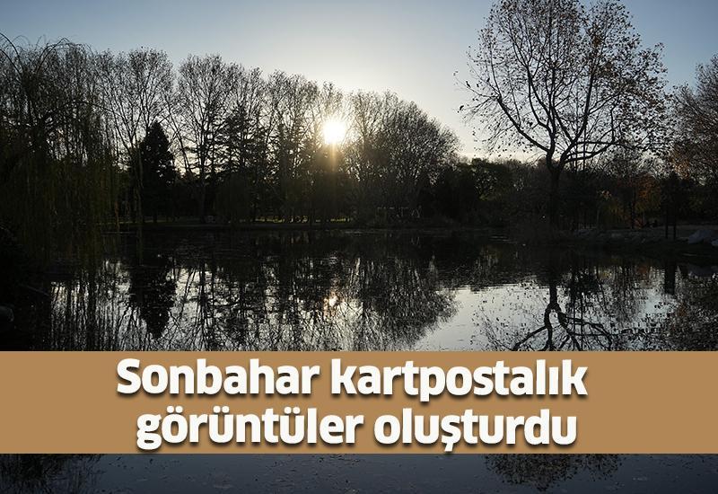 Sonbahar kartpostalık görüntüler oluşturdu