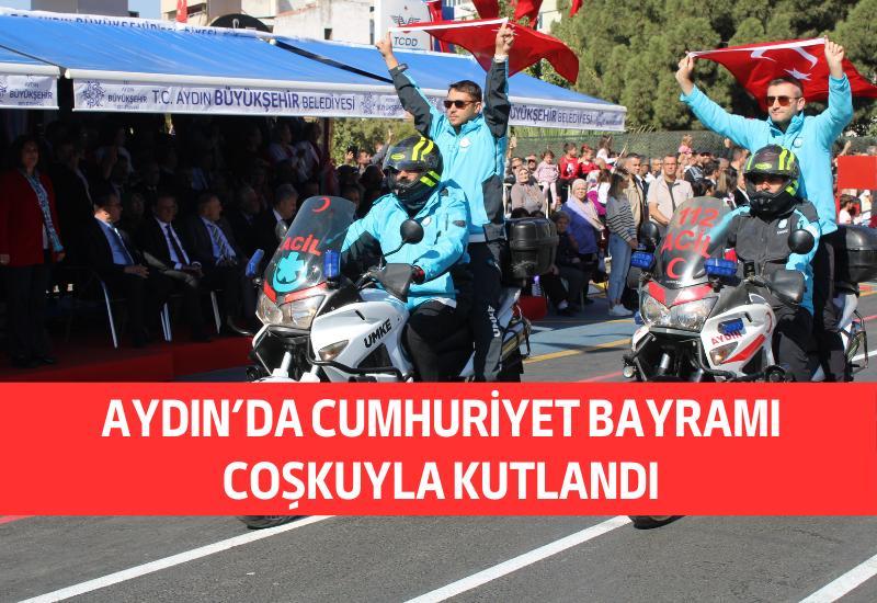 Aydın’da Cumhuriyet Bayramı coşkuyla kutlandı