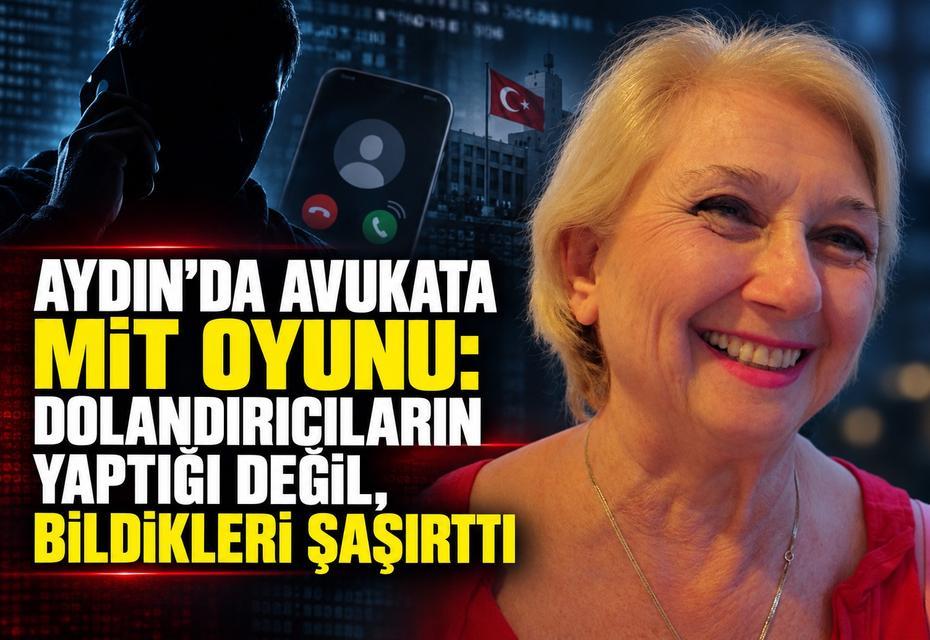 Aydın’da avukata MİT oyunu: Dolandırıcıların yaptığı değil, bildikleri şaşırttı