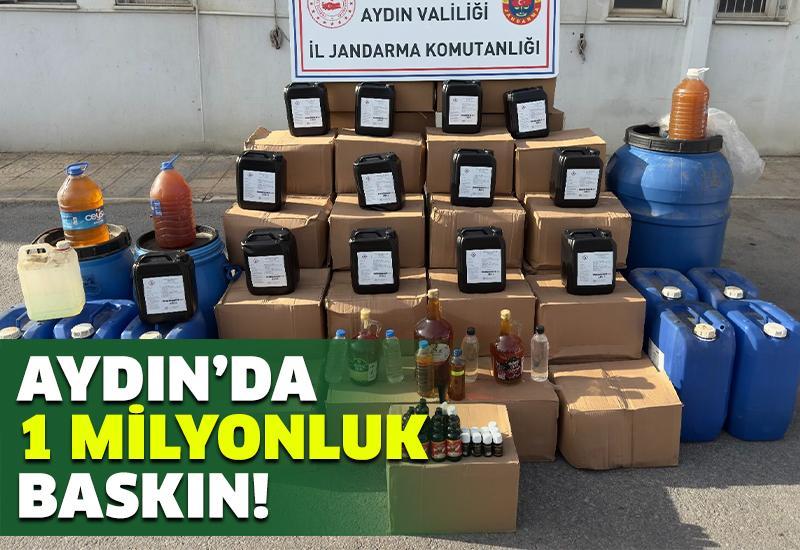 Aydın'da 1 milyonluk operasyon!