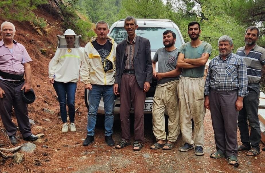 ATBURGAZI MAHALLESİ'NDE ARILI KOVAN TESPİTİ YAPILDI