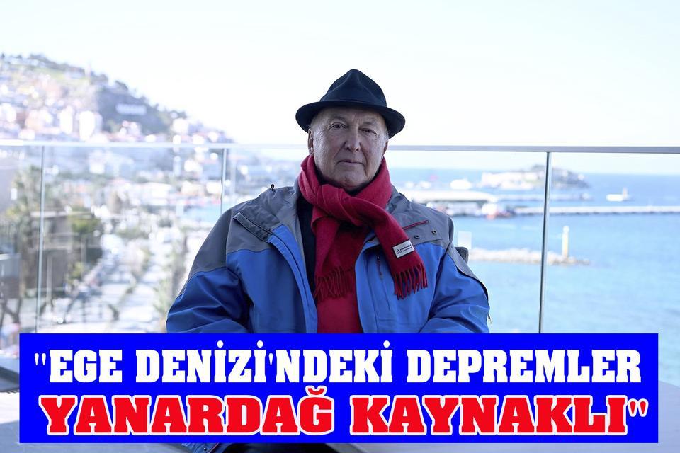 "Ege Denizi'ndeki depremler yanardağ kaynaklı"