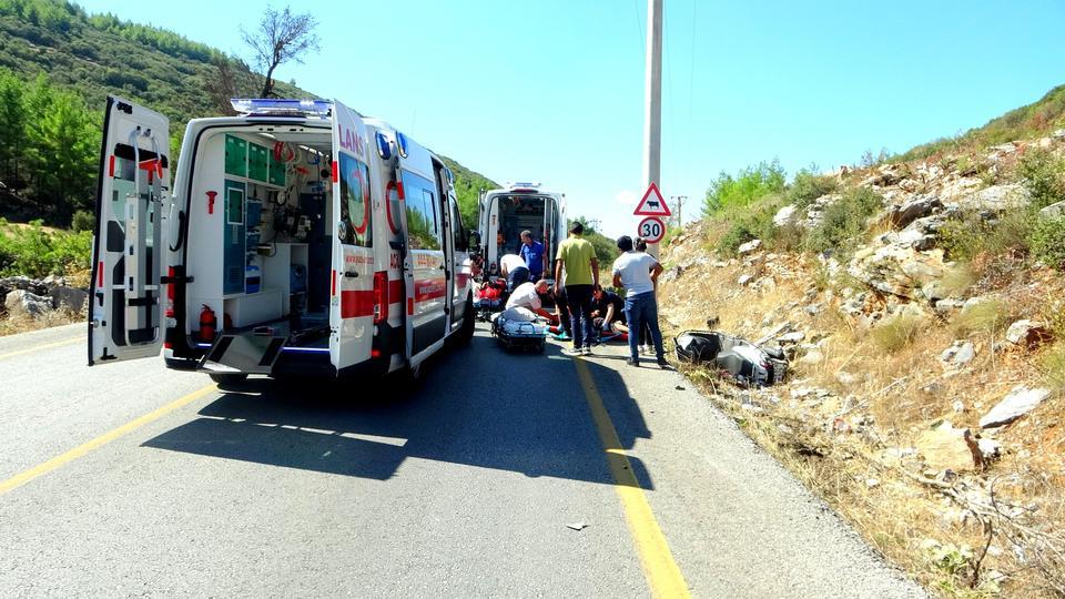 Muğla'da trafik kazası: 2 yaralı