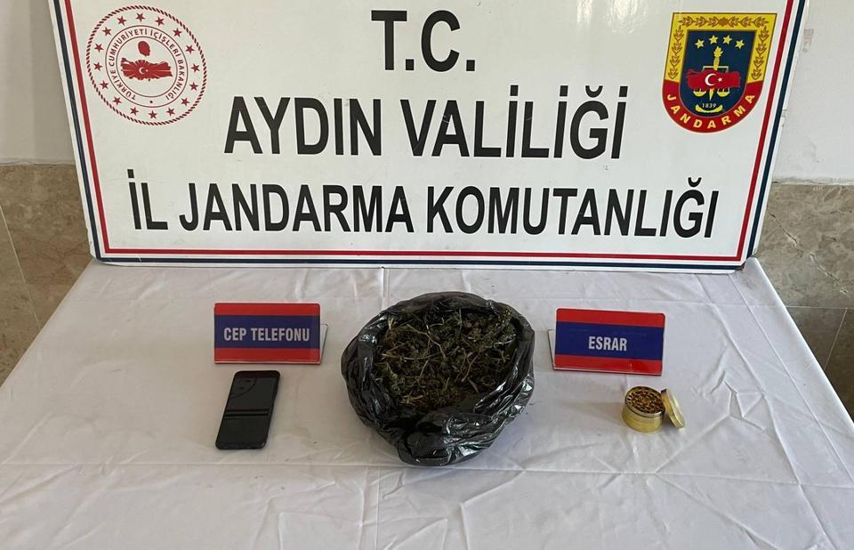 Nazilli’de 510 gram esrar ele geçirildi