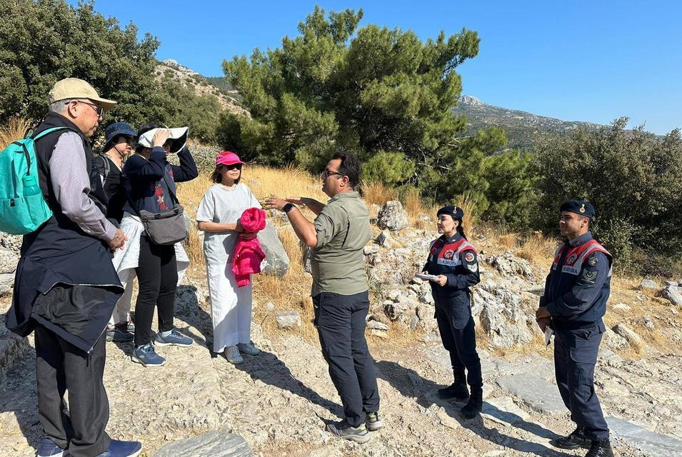 Aydın’da orman yangınlarına karşı bilgilendirme yaptılar