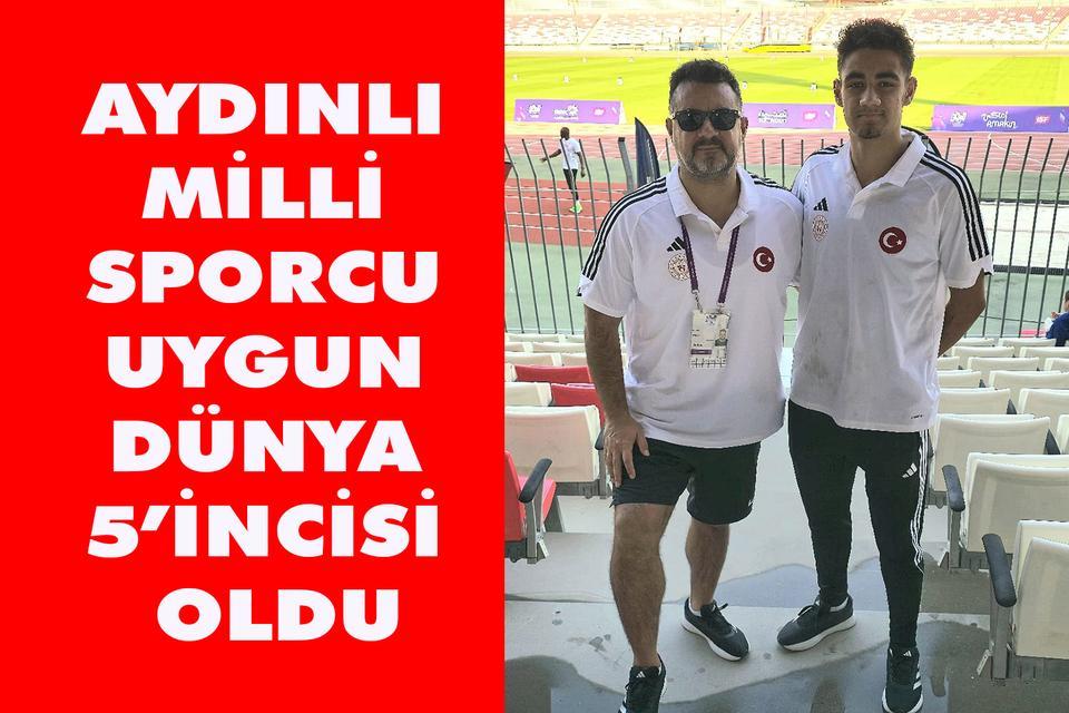 Aydınlı Milli Sporcu Uygun Dünya 5’incisi oldu