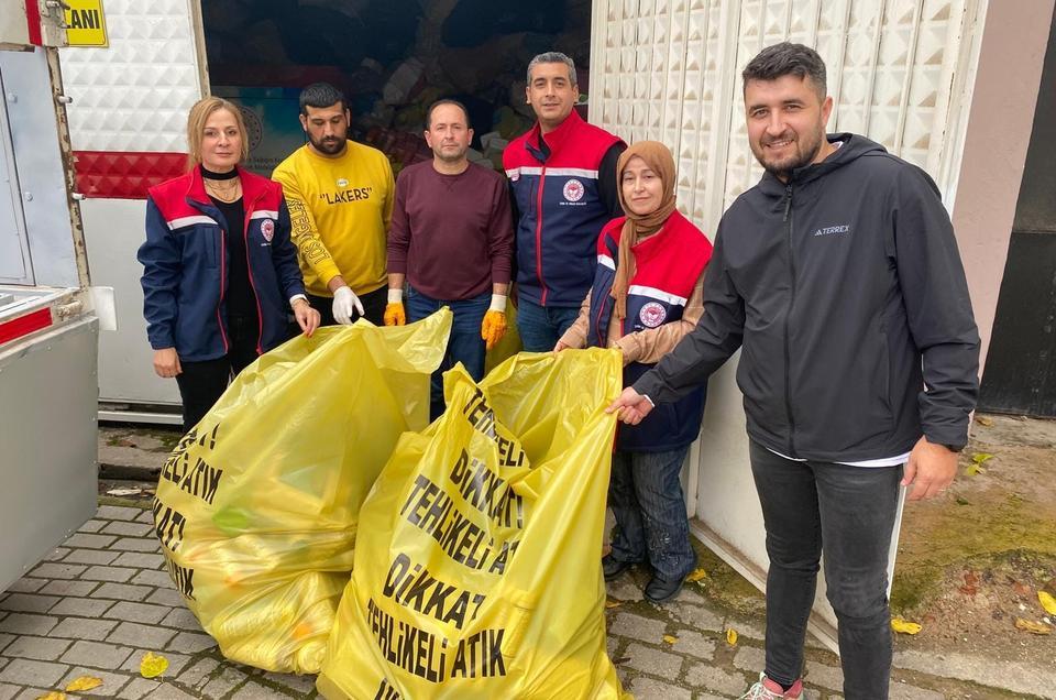 Aydın’da 11 ton zirai katı atık toplandı