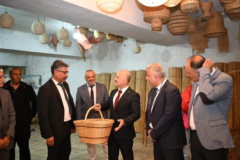 Aydın’ın sepet ustalarına Vali Varol’dan ziyaret