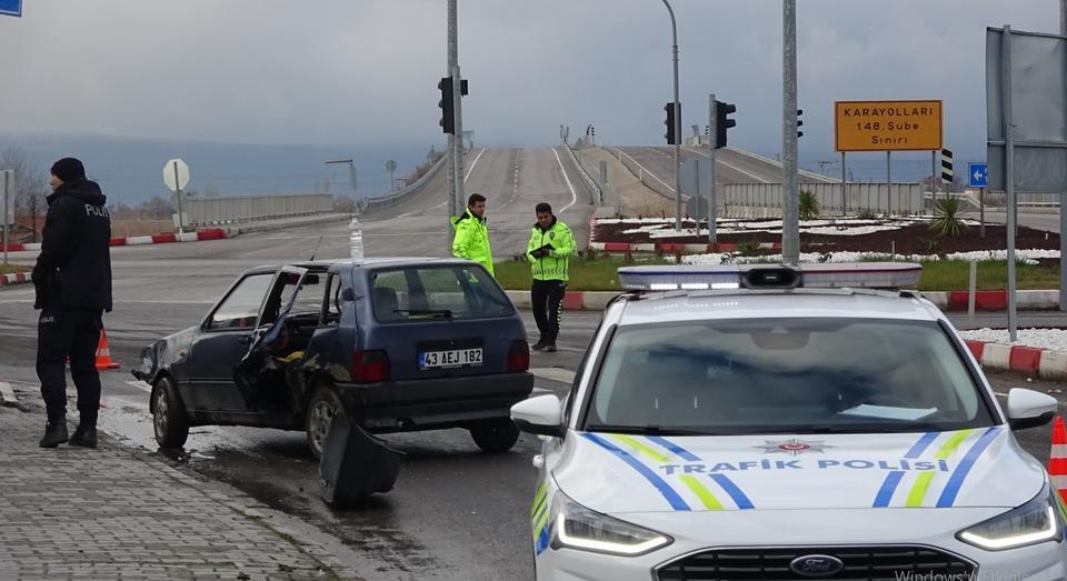 TAVŞANLI'DA TRAFİK KAZASI: 1 YARALI