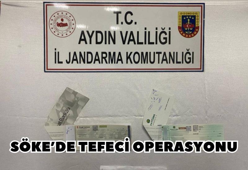 Söke'de tefeci operasyonu