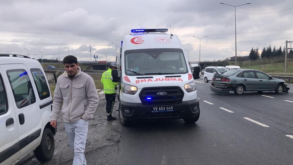 Trafik kazası: 1 yaralı